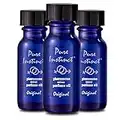 Pure Instinct (3-Pack) - Le parfum original aux huiles essentielles infusées de phéromones Cologne - Unisexe attire les hommes et les femmes - TSA Ready