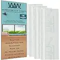 Flies & Bug Window Fly Trap - Indoor/Outdoor Non Toxic Clear Window Fly Traps - 16 Pack