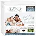 SafeRest Premium Bettwanzen-Bezug, wasserdicht, hypoallergen, atmungsaktiv, geräuschlos und vinylfrei, Queen-Size-Größe