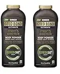 Gold Bond Ultimate Men's Essentials Body Powder, 10 oz., Pack of 2