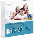 Vesgantti Waterproof Mattress Protector [King Size 5FT, Fitted] - 32cm Deep Mattress Cover with Fully Elastic Skirt - Anti Allergy & Bed Bugs Proof Machine Washable(150 x 200 cm)