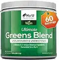 Super Greens Powder - 17 Superfoods Powder for Liver Support - 300g 60 Servings - Vitamin & Mineral Rich Formula - No Artificial Ingredients - Vegan & Vegetarian Friendly - Best Value - Made in The UK