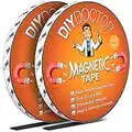 DIY Doctor DD-MGTP-8M Nastro Magnetico A+B, Strisce Magnetiche Autoadesive, Tagliabile su Misura, Polarità A + B, 8 m + 8 m