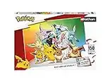 Nathan - Puzzle Enfant - 150 pièces - Evoli et ses évolutions - Pokémon - Filles ou garçons Garçon ou fille dès 7 ans - Puzzle de qualité supérieure - Carton épais et résistant - Animés - 86030