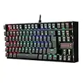 Redragon K552 Clavier Mécanique Gaming à 60% Câblé avec pour PC de Jeu Windows (RGB QWERTY-UK)