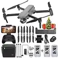 Autel Robotics EVO Lite Premium Bundle - 4K Foldable Drone with 1/1.28''COMS Sensor,4-Axis Gimbal,Vertical Shot,50 Million Pixel,3D Obstacle Avoidance,40-Min Flight Time,Lite Fly More Combo(Gray)