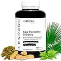 Saw Palmetto 3000 mg. 180 cápsulas veganas para 3 meses. Para la Próstata y la Salud Urinaria. Con Serenoa Repens (Sabal Serrulata), Semillas de Calabaza, Ortiga, Pygeum Africanum, Licopeno y Zinc