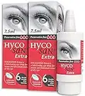 Hycosan Extra - Double Pack - Preservative Free Eye Drops - Sodium Hyaluronate 0.2% - for Treatment of Dry Eyes - 2x7.5ml