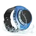 OriDecor Wireless Wearable Waterproof Wrist Portable Bluetooth Speaker Watch with Multi Function FM Radio & MP3 Player & TWS & Selfie & Ultra Long Standby Time for Running, Hiking, Riding（Blue）