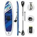 Hydro-Force SUP, Inflatable Stand Up Paddle Board, Complete Set with Kayak Conversion Kit, Multiple Styles, Sizes 11.2FT, 10FT, 9FT