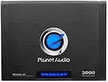 Planet Audio AC3000.1D Anarchy 3000 Watt, 1 Ohm Stable Class D Monoblock Car Amplifier with Remote Subwoofer Control