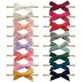 Prohouse 16PCS Baby Nylon Headbands Hairbands Hair Bow Elastics for Baby Girls Newborn Infant Toddlers Kids