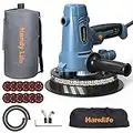 Handife Handheld Drywall Sander 800W, 1200-2300RPM Electric Sander for Walls, 5 Variable Speed, Double-Deck LED Lights, Efficient Vacuum Dust Collection System, 12 Pcs Sanding Discs