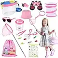 GIFTINBOX Outdoor Explorer Kit & Bug Catcher Kit for Kids with Hat, Binocular, Butterfly Net, Whistle with Compass, Magnifying Glass, Bug Collector and Backpack Toy for Boys Girls 3-12 Years Old…