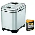 Cuisinart CBK-110 Compact Automatic Bread Maker, Silver + 1 YR CPS Enhanced Protection Pack