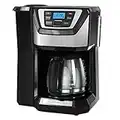 BLACK+DECKER 12-Cup Mill and Brew Coffee Maker, Black, CM5000B