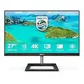 Philips Monitors Écran 27 pouces 278E1A 68 cm (HDMI, DisplayPort, 3840x2160, 60 Hz, temps de réponse 4 ms) noir