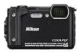 Nikon W300 Waterproof Underwater Digital Camera with TFT LCD, 3", Black (26523)