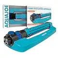 Aqua Joe AJ-OMS18-TRB Indestructible 4500 Sq Ft Variable Width, Turbo Oscillating Sprinkler