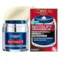 L’Oréal Paris Retinol Pressed Night Cream Moisturizer, Revitalift Triple Power LZR, With Retinol for Face + Niacinamide,Skincare, 47 ml