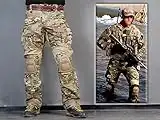 Paintball Equipment Emerson Gen3 Pantalones de combate Airsoft Tactical Bdu Pantalones con rodillera Multicam MC