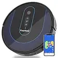 Robot Vacuum Cleaner, 4000Pa Suction AI Smart 2.0 Navigation with Home Mapping Robotic Vacuum, Selective Room Cleaning, No-go Zones, Carpet Boost, Works with Alexa, Ideal for Pet Hair FourAmZ V100 Pro
