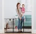 Regalo 58-Inch Home Accents Super Wide Walk Through Baby Gate, Includes 6-Inch, 8-Inch and 12-Inch Extension, 4 Pack of Pressure Mounts and 4 Pack of Wall Cups and Mounting Kit