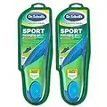 Dr. Scholl’s SPORT Insoles (Pack of 2) // Superior Shock Absorption and Arch Support to Reduce Muscle Fatigue and Stress on Lower Body Joints (for Men's 8-14)