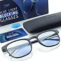 ZICOTO Stylish Blue Light Blocking Glasses For Men, Women and Kids - Can Easily Reduce Computer or Gaming Bluelight Headaches, Along With Blurred Vision, Eye Strain and Dry Eyes w/case