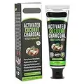 Activated Charcoal Coconut Oil Toothpaste, Natural Teeth Whitening Oral Care Products 100ml