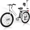 HITWAY Bicicletta Elettrica 26 inch Bici Elettrica Adulto City E-bike con Li-Batteria 36V/8,4Ah,Motore 250W,Max 25km/h,Fino a 35-70km,ebike Pedalata Assistita,Donna Uomo, (BK8S)