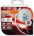 Osram Night Breaker Laser H7 next Generation, +150% mehr Helligkeit, Halogen-Scheinwerferlampe, 64210NL-HCB, 12V PKW, Duo Box (2 Lampen)(2 Stück) 1er Pack