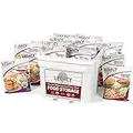 Gourmet Survival Home Food Storage - 120 Large Servings Meal Assortment:31 Lbs Emergency Supply - DisasterPrep Freeze Dried Supply Kit - Dehydrated Breakfast, Lunch & Dinner