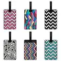 6Pcs Luggage Tags, Travel Suitcase Luggage Tags Business Card Holder/Travel ID Bag Tag