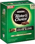 Nescafe Taster's Choice Decaf House Blend Instant Coffee, 20 Count Single Serve Sticks