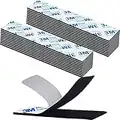 Lot de 20 paires de bandes Velcro auto-adhésives 3M - Réutilisables - 2 x 10 cm - Noir