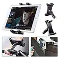 Tendak Cyclette Spinning Bicicletta Tablet Supporto, Portatile Auto microfono Tapis Roulant Indoor Ginning Manubrio Regolabile 360° Rotante per iPad Pro iPad Mini iPad Air, 4,7-12,9" Tablet Smartphone