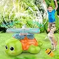 FOSUBOO Juguete De Rociadores,Rociador Agua Tortuga,Juegos para NiñOs Jardin,JardíN Verano NiñOs,para Patio Trasero, CéSped, Juegos Al Aire Libre