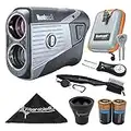 Wearable4U Bushnell Tour V5 Patriot Pack Laser Golf Rangefinder with Included Carrying Case, Carabiner, Lens Cloth, Two (2) CR2 Batteries and Ultimate 3 Golf Tools Bundle