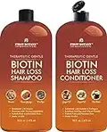 Hair Growth Shampoo Conditioner Set - An Anti Hair Loss Biotin Shampoo and Conditioner with DHT blockers to fight Hair Loss For Men and Women, All Hair types, Sulfate Free - 2 x 16 fl oz