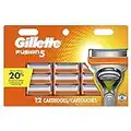 Gillette Fusion5 Men's Razor Blade Refills, 12 Refills