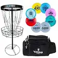 Viking Disc Challenger Discgolf-Bundle– Outdoor-Spaß Sport Für Erwachsene Und Kinder | Inklusive Discgolfkorb und Tasche | Putter, Mitteltöner, Fairway-Fahrer, Distanzfahrer