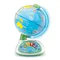 VTech - My Premier Globe Lumi Touch, Globo Interattivo Luminoso, Globo Terrestre per Bambino, Senza Schermo - 3/6 anni - Versione FR