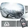 Wildhorn Outfitters Roca Ski Goggles Men, Women, and youth. US Ski Team Official Supplier UV400. Anti Fog, and Anti Scratch