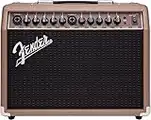 Fender Acoustasonic 40 – 40W Combo Verstärker – Geeignet für elektroakustische Gitarre & Mikrofon – 230V UK, Braun/Schwarz