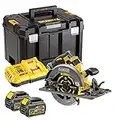 DeWalt DCS579T2 Sierra circular inalámbrica FlexVolt de 54 V de 190 mm, bate de 2 x 6 Ah, CHGR y caja