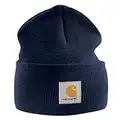 Carhartt -mens Acrylic Watch Cap - Navy Branded Beanie Ski Hat…
