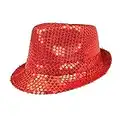 Boland - Sombrero de lentejuelas, unisex, traje de discoteca, accesorio de discoteca, carnaval, disfraz, fiesta temática, fiesta de lemas