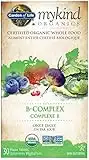 Garden Of Life Mykind Organics - Vitamin B-complex Once Daily Vegan Tablets, 30's. B-Complex from Whole Food that is certified organic and Non-GMO verified.Helps in energy production and normal function of the immune system while supporting cognitive functions. Energy, Metabolism, Cognitive Function.