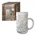 German Chope | Chope à Bière 1 Litre en Verre | Verre à Bière Géant | Chope Allemande Authentique | Qualité Premium | Oktoberfest | Fête de la Bière | Pinte | OriginalCup®